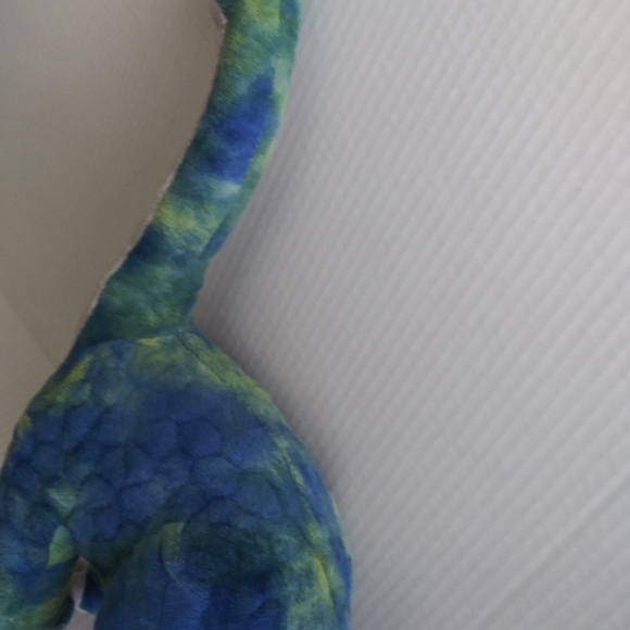Brontosaurus Dinosaur Blue Green Plush Stuffed Animal 14" Tall by Wild Republic - Picture 13 of 13